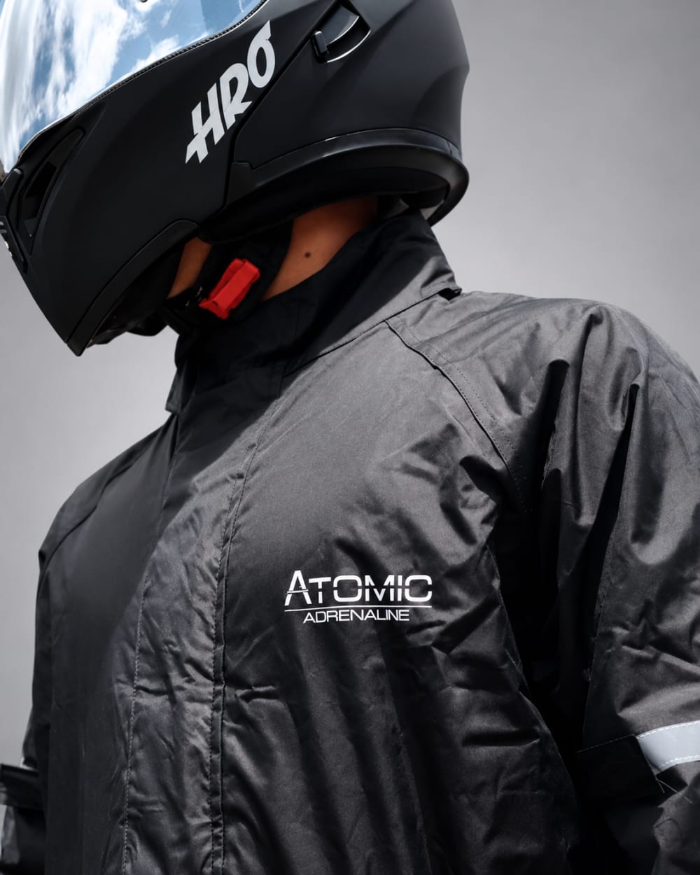 IMPERMEABLE ATOMIC ADVENTURE (CONJUNTO) BLACK GRAY vista 1