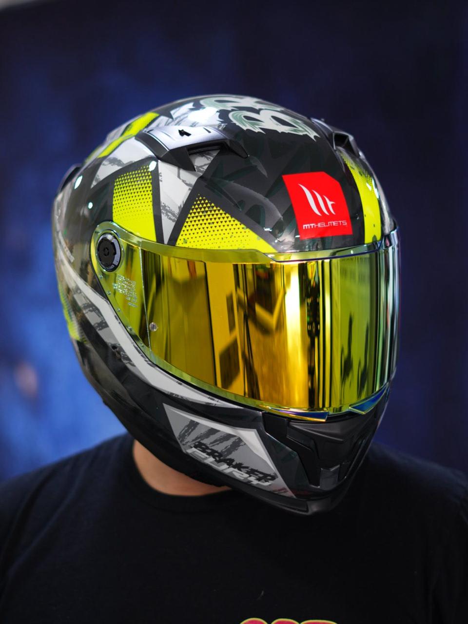 CASCO MT FF128SV BRAKER SV FURY C6 BRILLO vista 1