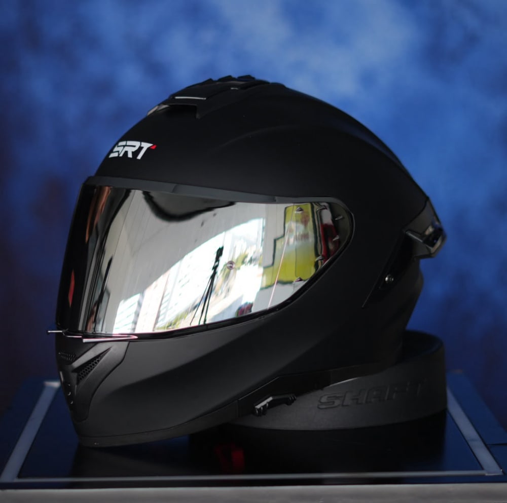 HX-688 INTEGRA MATTE BLACK VS ESPEJO vista 1