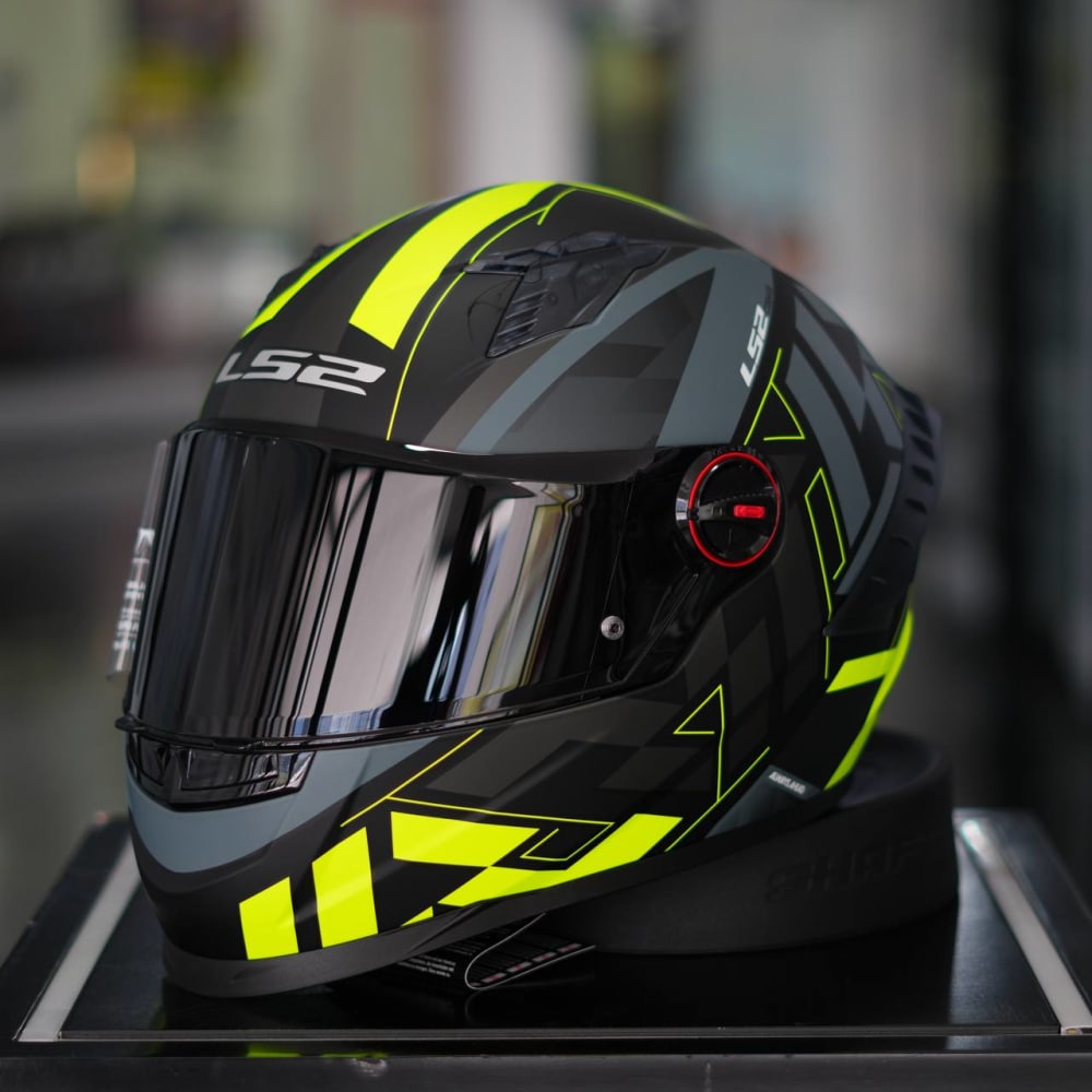 CASCO LS2 INTEGRAL FF816 COSMOS PASKAL MATT BLACK YELLOW vista 1
