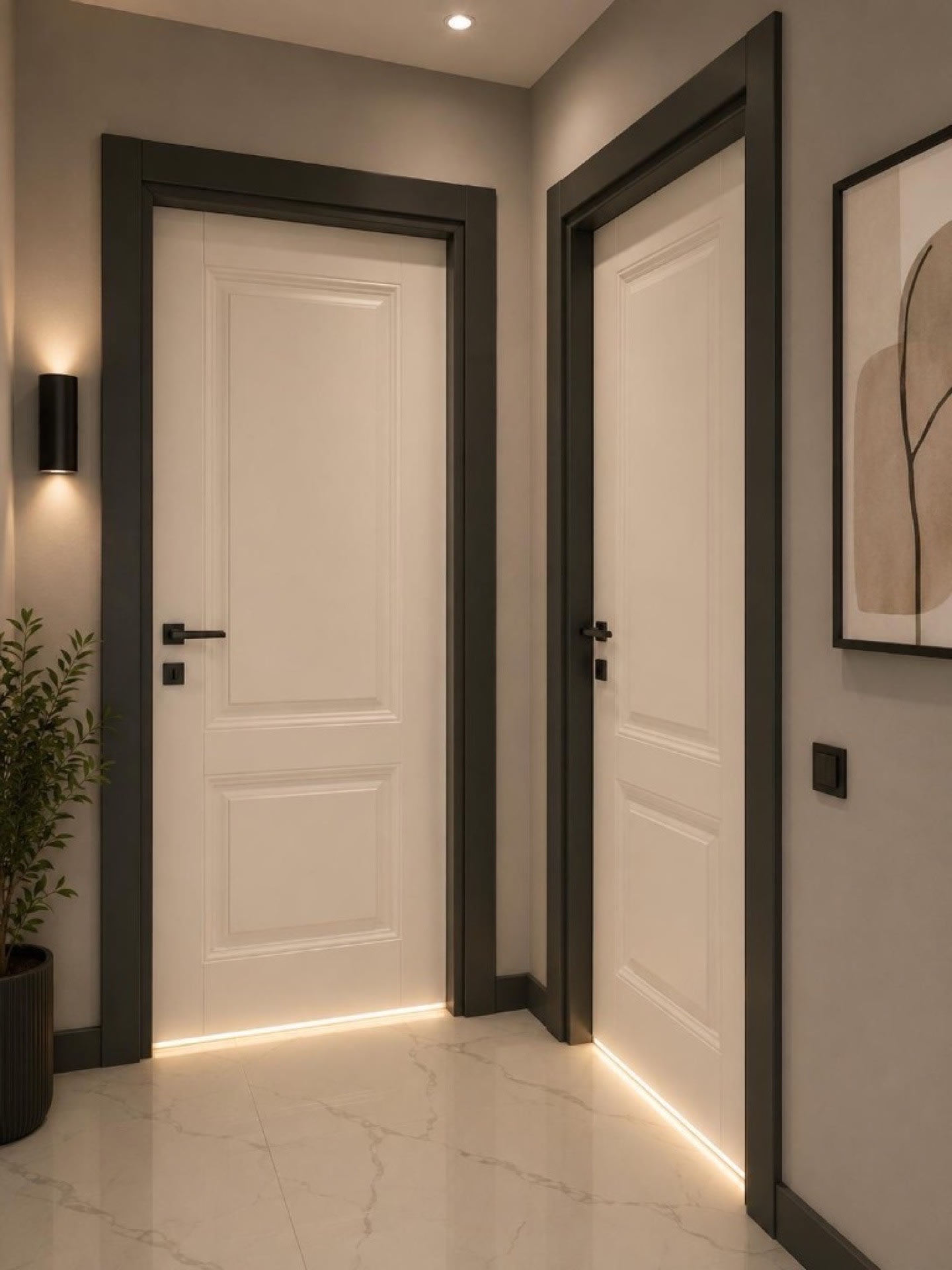 CVZ Yapı İnşaat gece cephe aydınlatmalı konut projesi — Tokat
