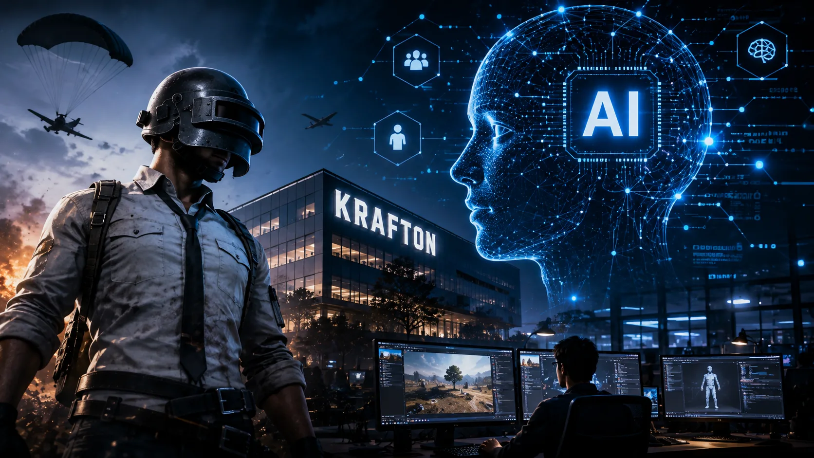 KRAFTON amplia investimentos em inteligência artificial para criar a próxima geração de jogos