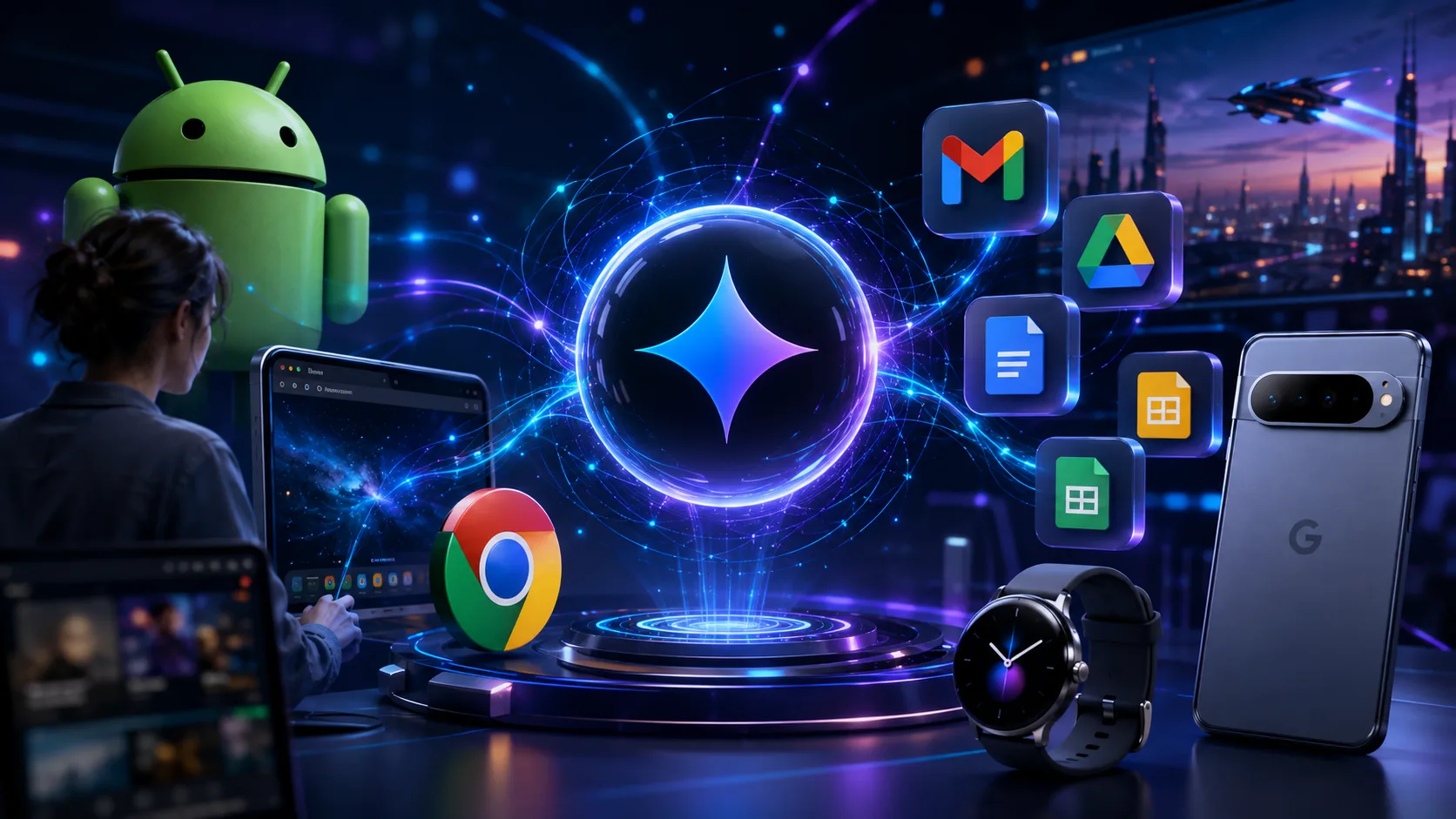 Google acelera estratégia de IA e amplia integração do Gemini em seus principais produtos