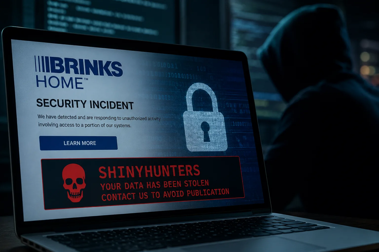 ShinyHunters reivindica invasão à Brinks Home e ameaça divulgar dados