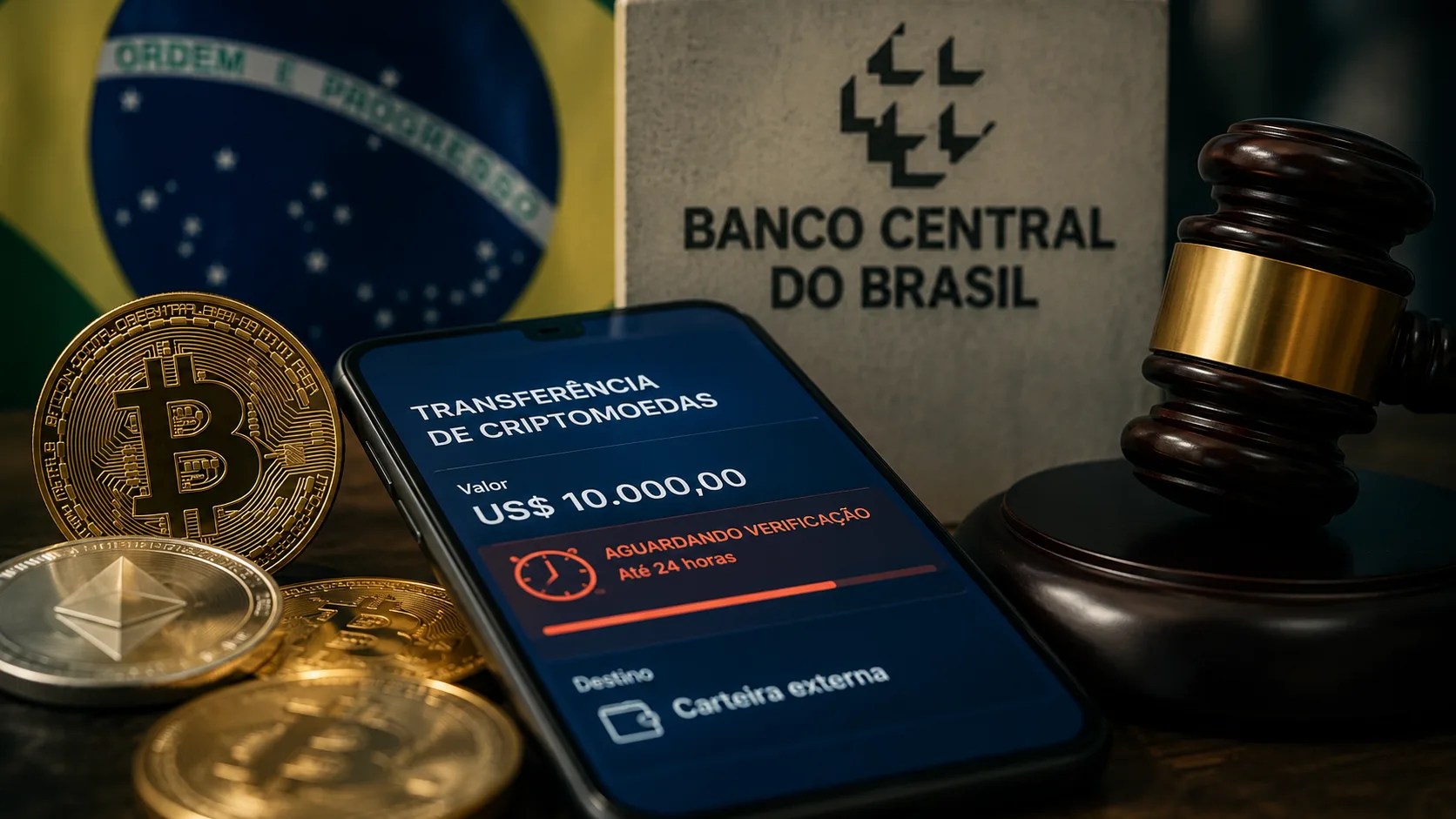 Banco Central poderá atrasar transferências de criptomoedas para combater fraudes