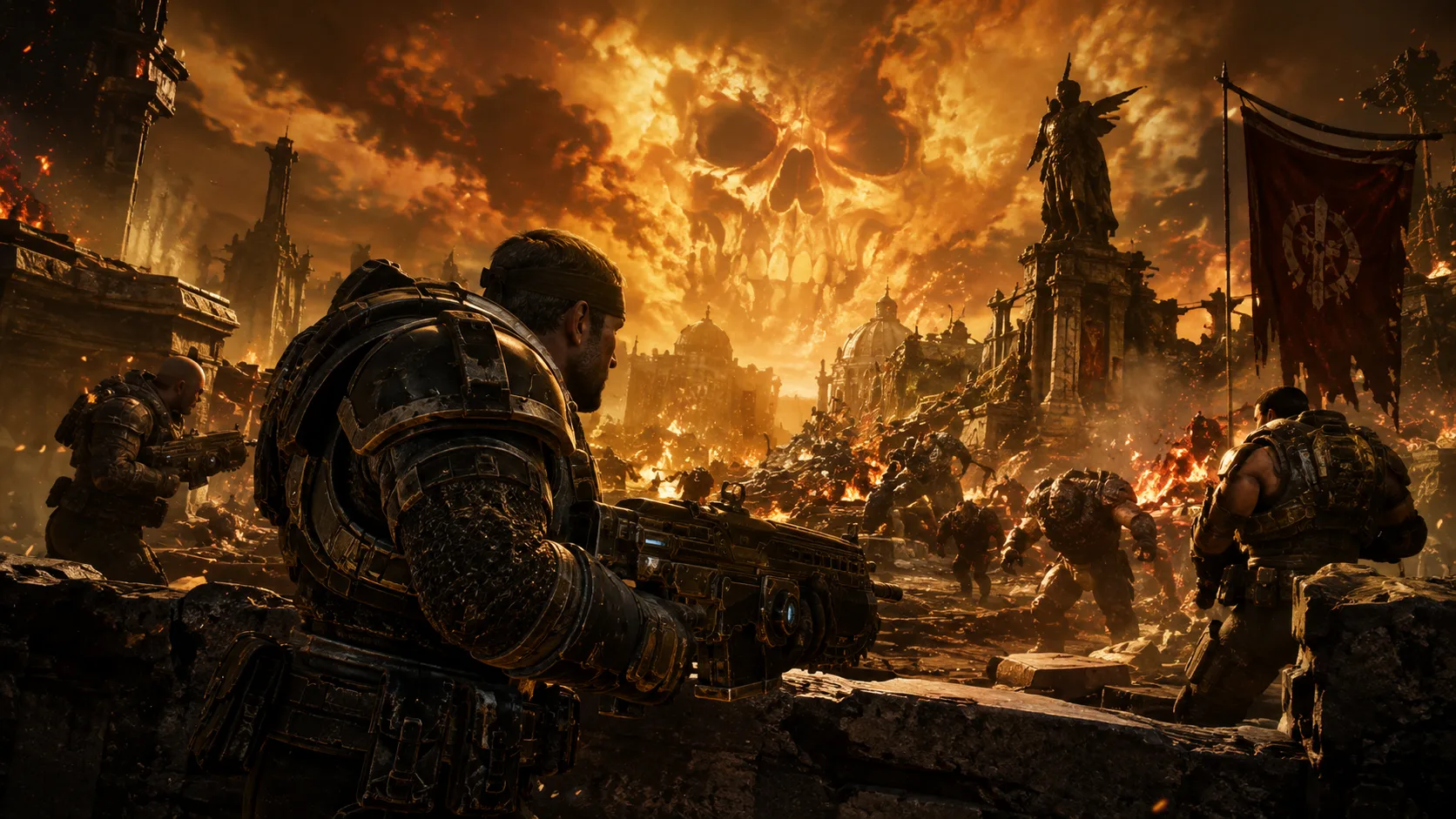 Gears of War: E-Day encerra primeiro teste e prepara beta aberto nesta semana