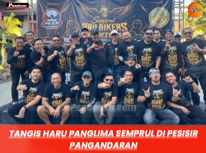 Solidaritas Tanpa Batas di Pesisir Pangandaran: Tangis Haru Panglima Semprul di Bikers Rendezvous 3 