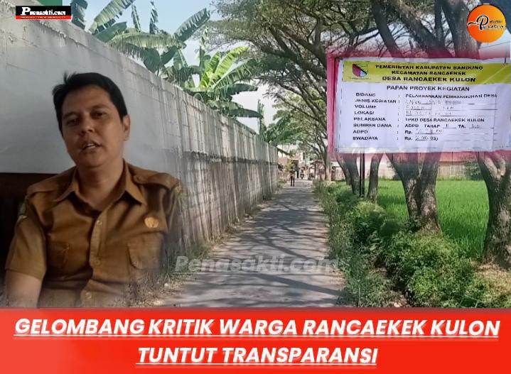 Alokasi Dana Desa Dipertanyakan, Warga Rancaekek Kulon Desak Inspektorat Turun Tangan, Pak Kades: Saya Banyak yang Lupa