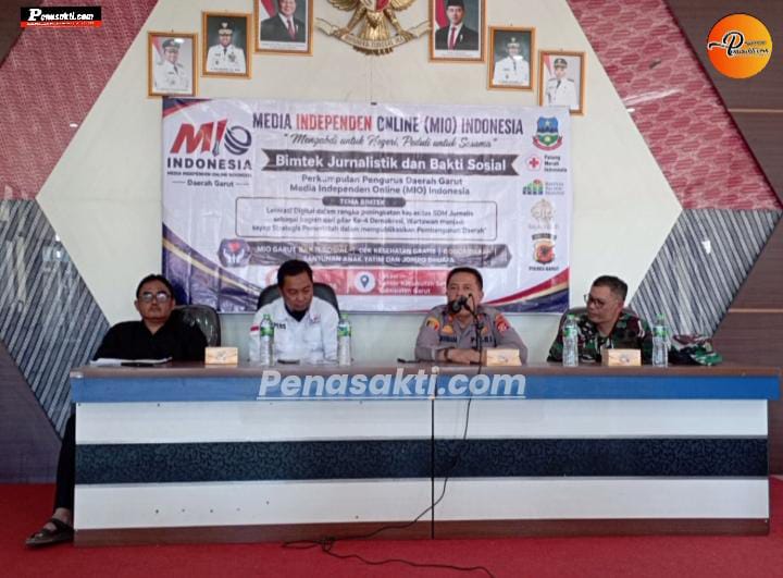 MIO Garut Gelar Bakti Sosial Perdana dan Bimtek Jurnalistik di Samarang ‎