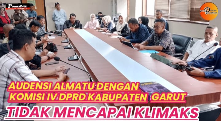 Dua Peserta Kunci Absen, Audensi ALMATU Dengan Komisi IV DPRD Kabupaten Garut Tidak Klimaks