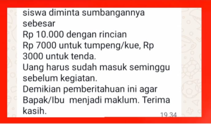 Pungutan Berkedok Sumbangan Masih Menghantui Orang Tua Siswa di Kabupaten Garut