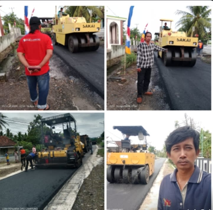 Baru Selesai Hitungan Bulan, Pekerjaan Peningkatan Jalan Way Khilau Digelar Ulang, Ada Apa Gerangan?