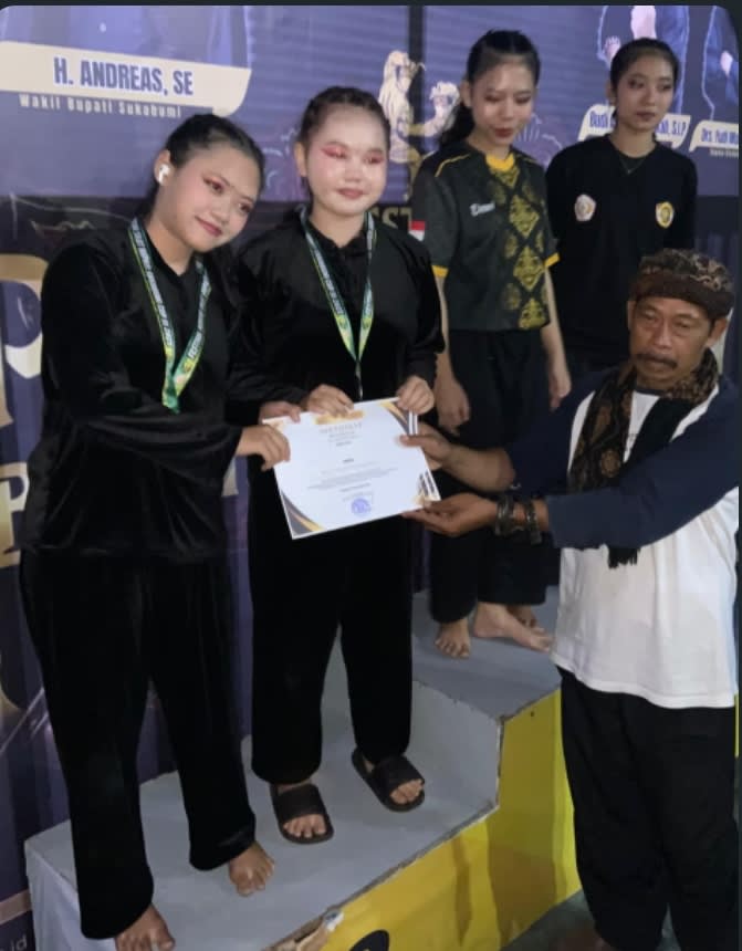 Ucapan Selamat Kepada Ananda Sarsa Yapa Nuraini Raih Juara Festival Pencak silat Bupati CUP 111