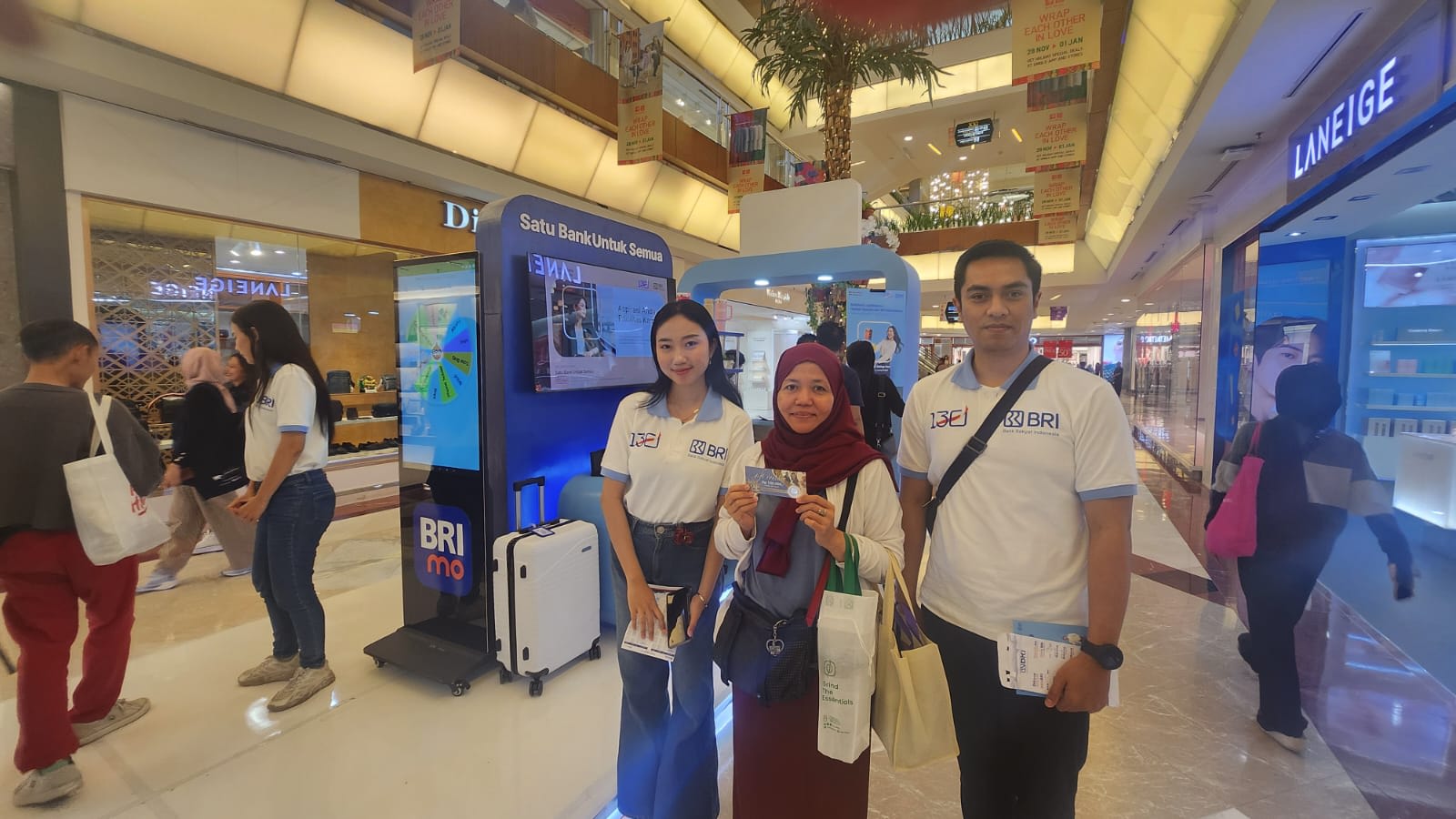BRI Cabang Jakarta Pondok Indah Meriahkan HUT BRI ke-130, Gelar Pameran Road Mall to Mall