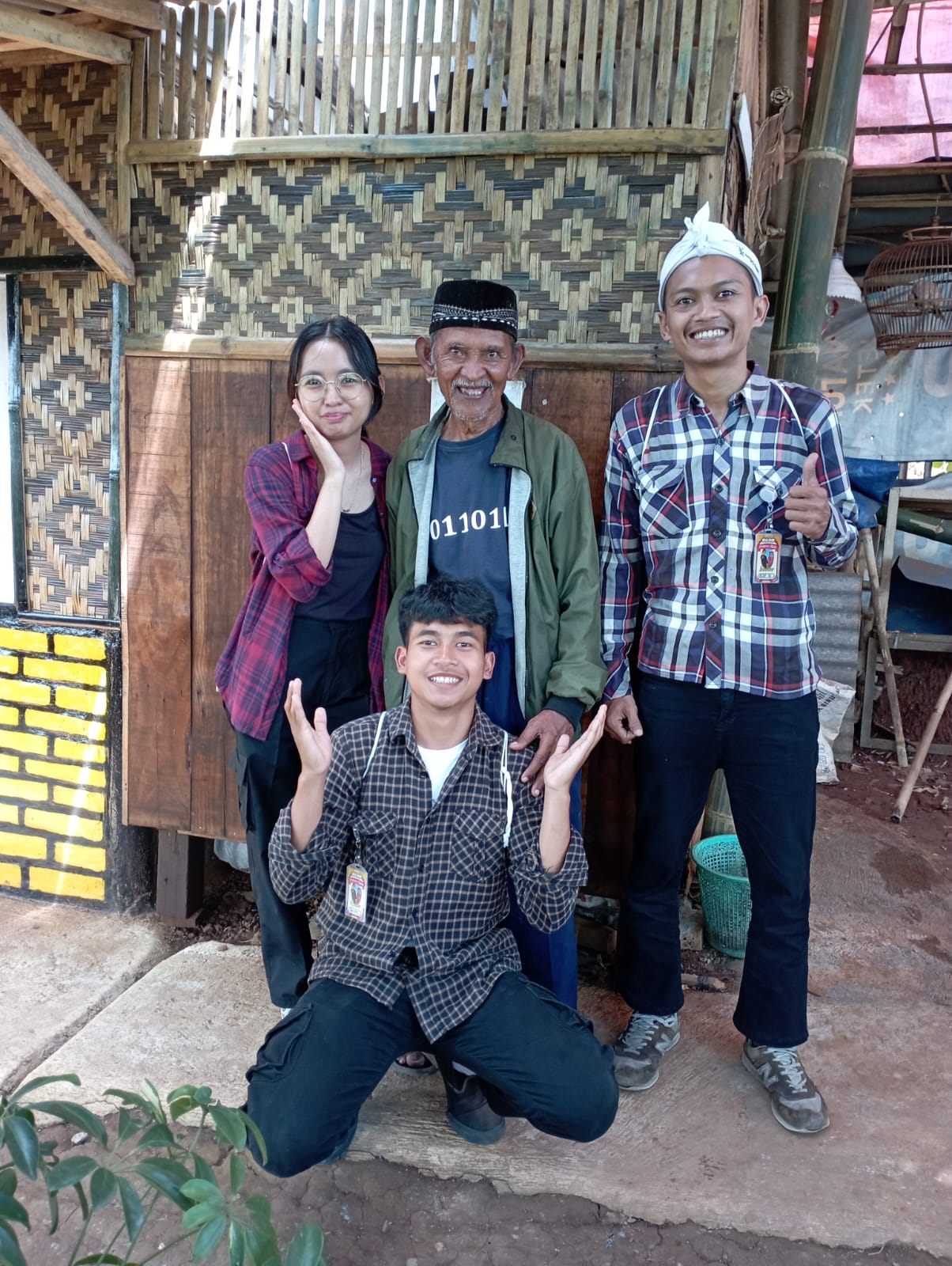 Prakarsa Muda kunjungi Potensi Wisata Lokal Cisema, Branding dan lebih menata objek viral dengan Sawah membentang