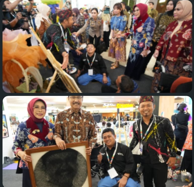 Pendamping Sosial Amri Wibowo Bawa Nama Lampung dalam Perayaan Hari Disabilitas Internasional 2025 di FX Sudirman