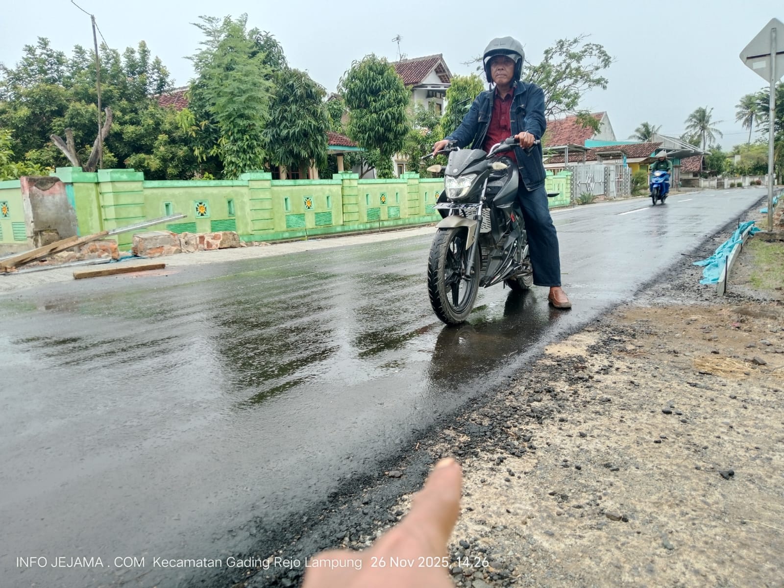 Ketua LSM Penjara Soroti Kualitas Pembangunan Jalan di Tulung Agung Prongsewu