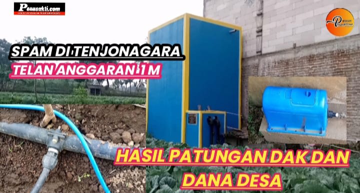 Program Spam di Desa Tenjonagara Telan Anggaran 1 Milyar Lebih, Hasil Patungan DAK dan Dana Desa