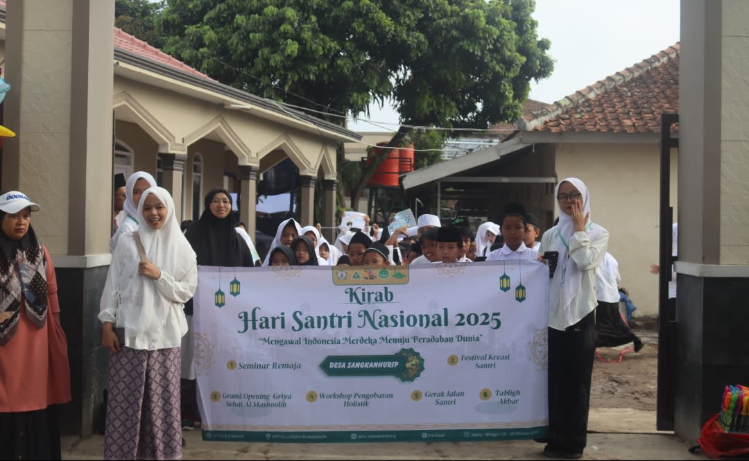 Al Mashoolih Menjadi Pelopor Hari Santri, Gandeng Madrasah Se – Desa Sangkanhurip Gelar Berbagai Kegiatan Bermanfaat