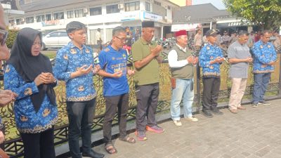 Buntut Tayangan Trans7, Ratusan Masa di Kota Sukabumi Gelar Aksi Bela Ulama dan Pesantren