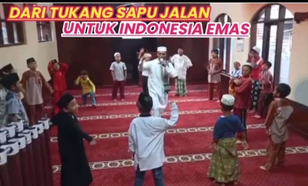 Dari Tukang Sapu Jalan Demi Masa Depan Anak Untuk Indonesia Emas