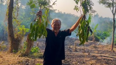 Ketua DPD Asosiasi pewarta pers Indonesia Kab Purwakarta Wawan Suwanda sukses mendistribusikan lahan program ketahanan pangan