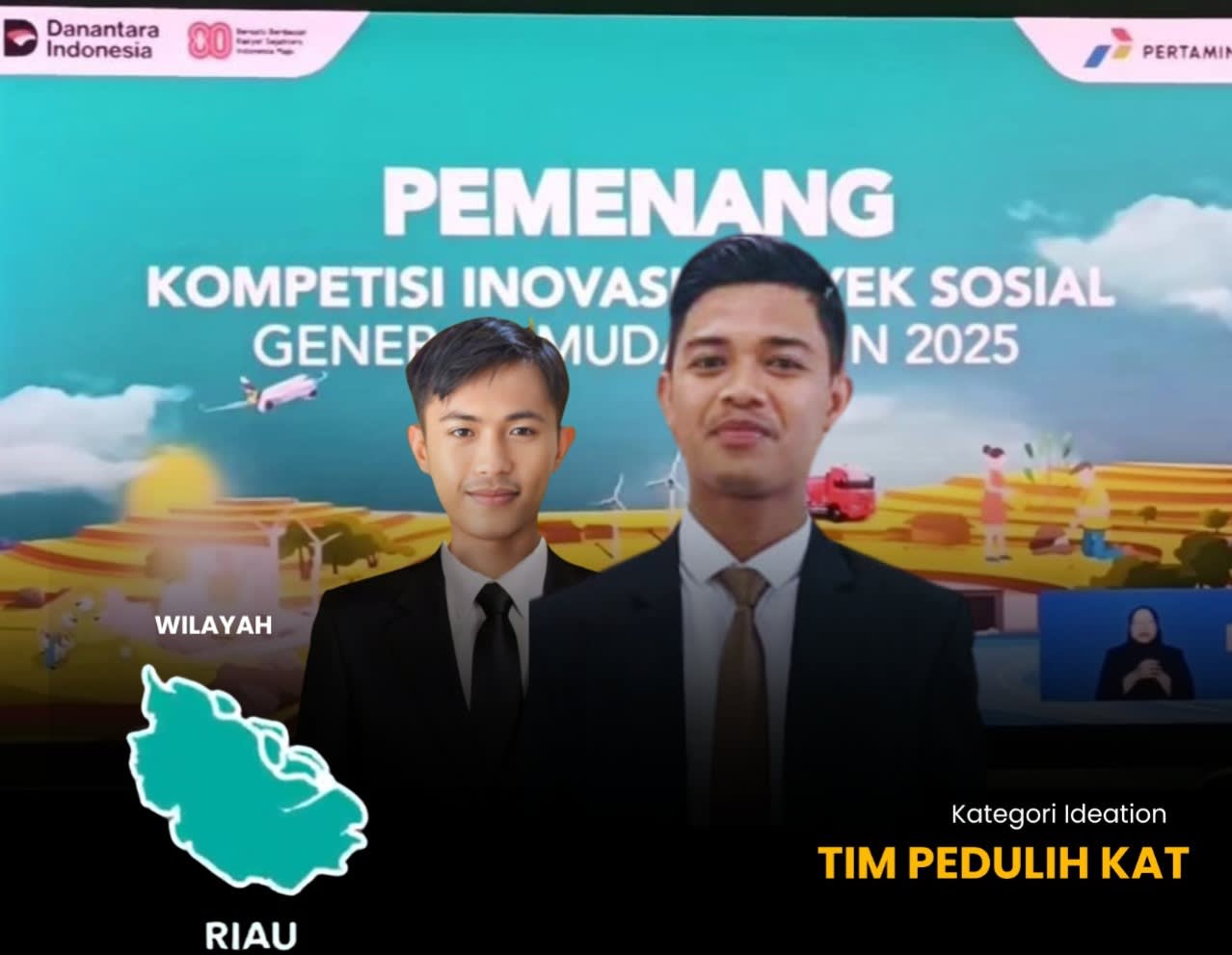 Robin S.IP dan Herman Farmi S.P Putra Inhil Raih Prestasi Gemilang di Ajang Kompetisi Inovasi Proyek Sosial PFmuda 2025