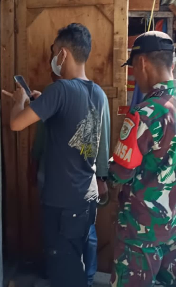 Asep alias Agung Terbaring Sudah Meninggal Dunia di Temukan Dalam Kios Blok F Pasar Rebo