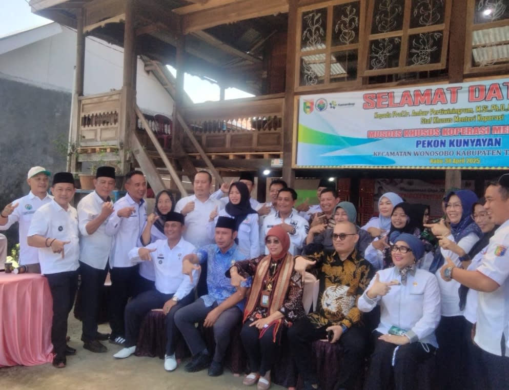 Pemerintah Pekon kunyayan Adakan Pembentukan Koprasi Merah Putih Dihadiri Stap Khusus Kementrian Koprasi RI