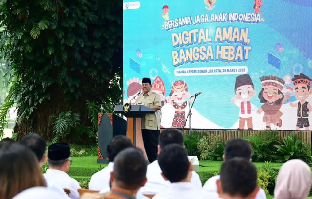 PRESIDEN RI H. PRABOWO SUBIANTO TERBITKAN TATA KELOLA ATURAN PERLINDUNGAN ANAK DI MEDIA SOSIAL (PP TUNTAS)
