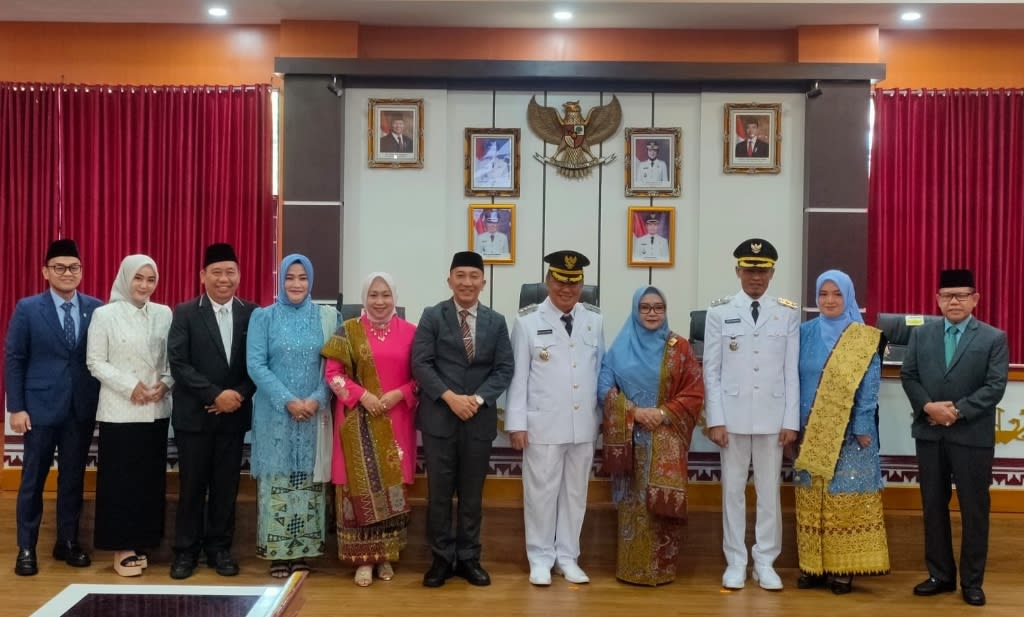 Pemerintah Kabupaten tanggamus ,Gelar Serah Terima jabatan bupati dn wakil bupati tanggamus 2025 - 2030