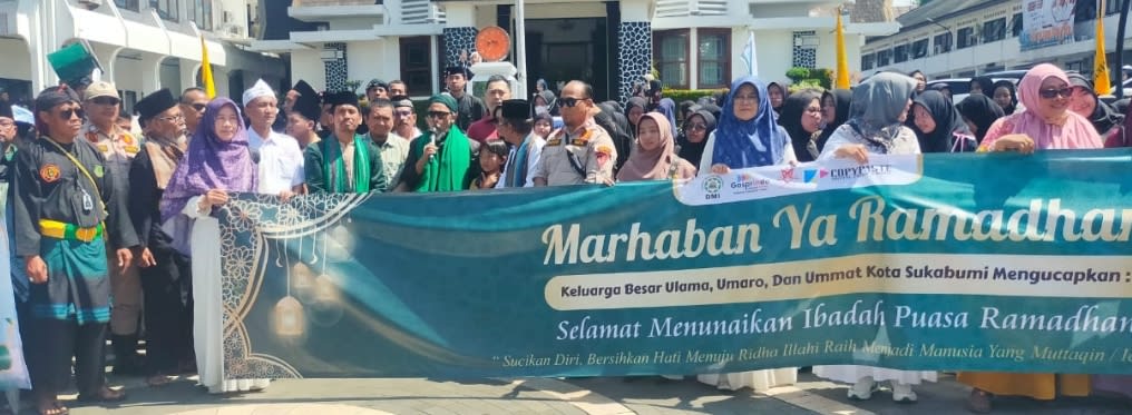 Gebyar Apel Tarhib Ramadahan 1446 H Kota Sukabumi