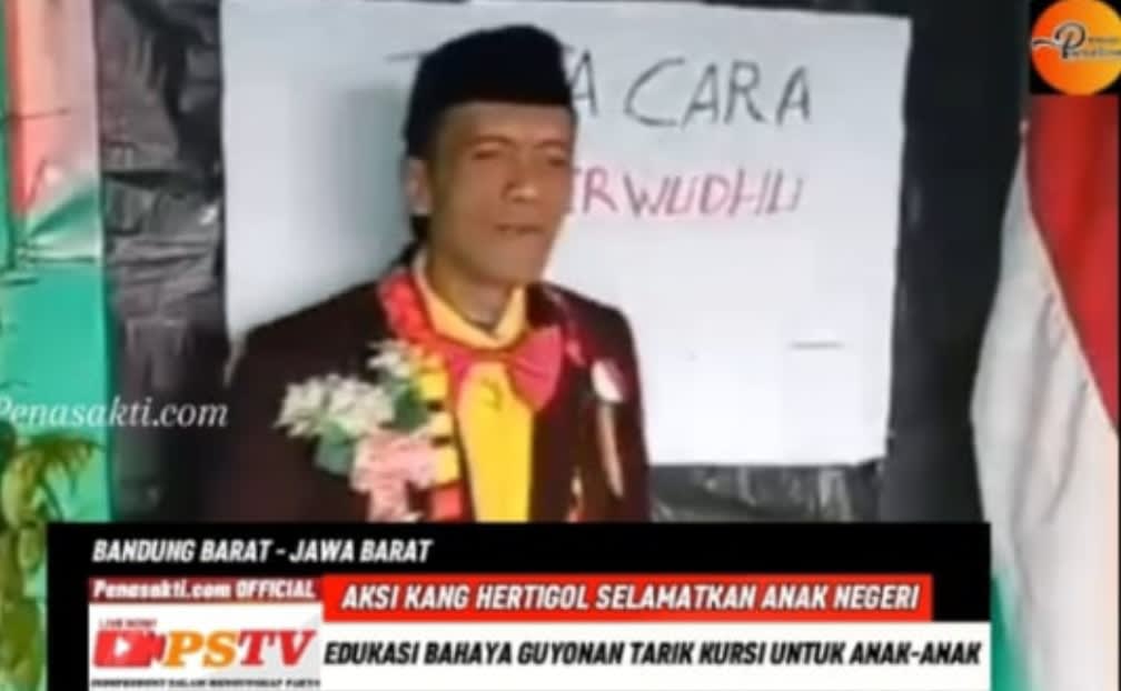 Aksi Edukasi Untuk Masa Depan Anak Indonesia, Kang Hertigol Asal Lembang Hingga Viral Di Media Sosial