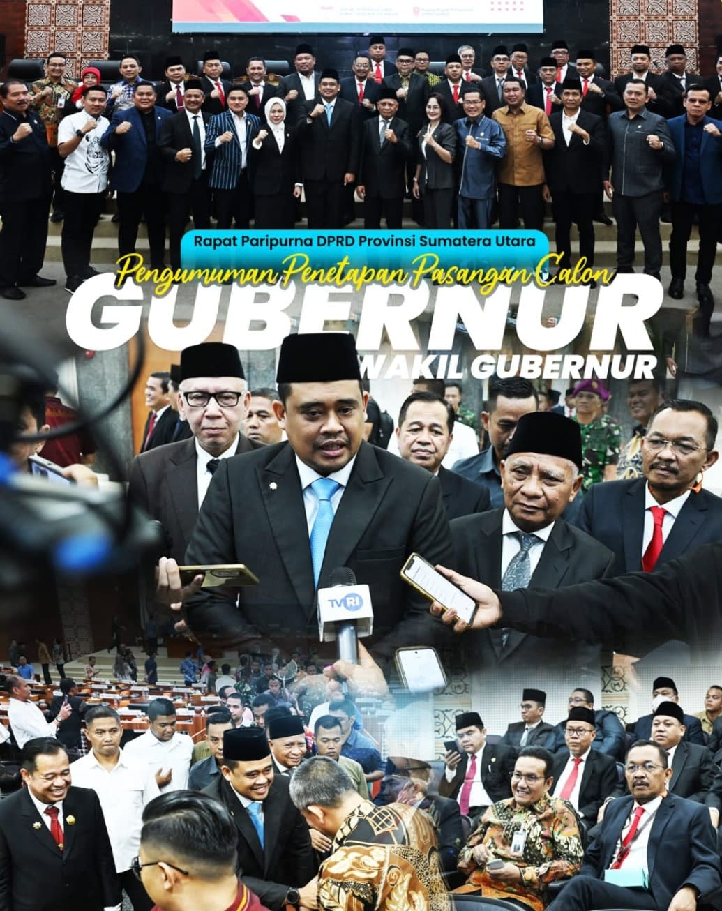 Resmi! DPRD Sumut Tetapkan Bobby Nasution – Surya Sebagai Gubernur dan Wagub Terpilih