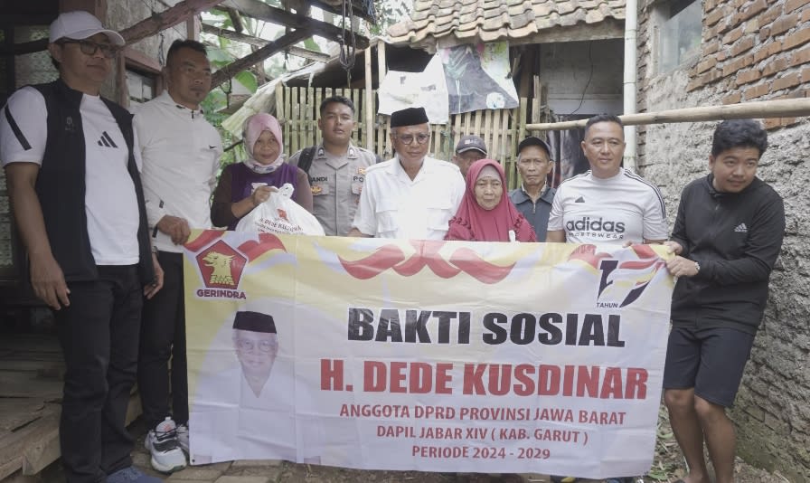 Berjuang Tiada Henti , H Dede Kusdinar Rayakan HUT Partai Gerindra Ke – 17 dengan Meriah
