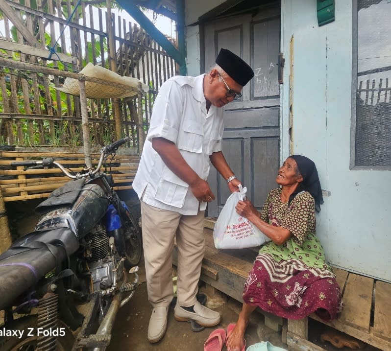 Berjuang Tiada Henti , H Dede Kusdinar Rayakan HUT Partai Gerindra Ke - 17 dengan Meriah