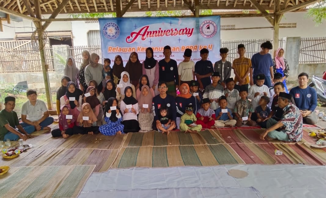 Anniversary Relawan Kemanusiaan BARA ke 4, Santuni anak yatim-piatu, Lansia dan Disabilitas