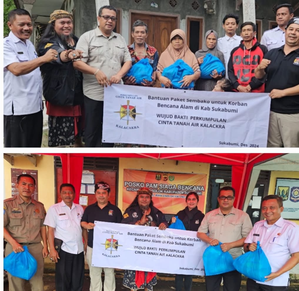 Kalacakra berikan bantuan kemanusiaan bagi korban bencana alam Sukabumi