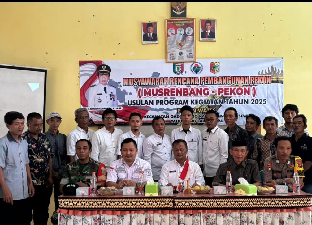 Pekon Wates Kecamatan Gadingrejo Adakan Musdes Untuk Tahun Anggaran 2025