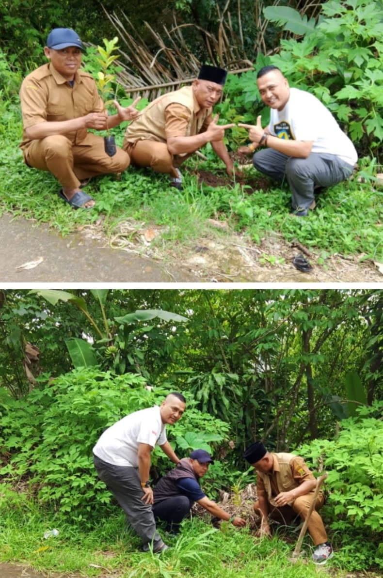 Balik Deui Kana habibat Pikeun Ngahejoken Leuweung Kaki Gunung Gede Lsm Dampal Jurig Kolaborasi Dengan Desa Undrus Binangun & Bpdashl Ciliwung Citarum Klhk RI Lakukan Penanaman pohon & Bagikan 16 Rb Bibit Pohon Gratis Untuk Warga Kec Kadudampit