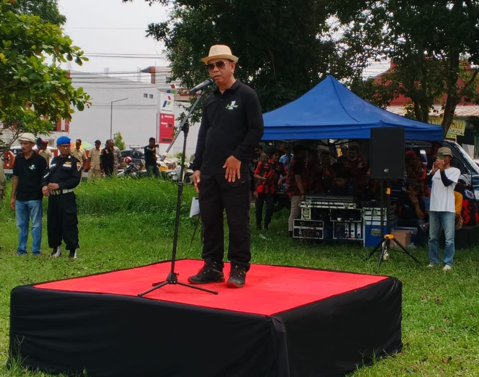 Paslon No.1 Jimat Aku Gelar Apel Siaga Forum Penyelamat Pilkada Subang dilakukan 5 Ormas pendukung