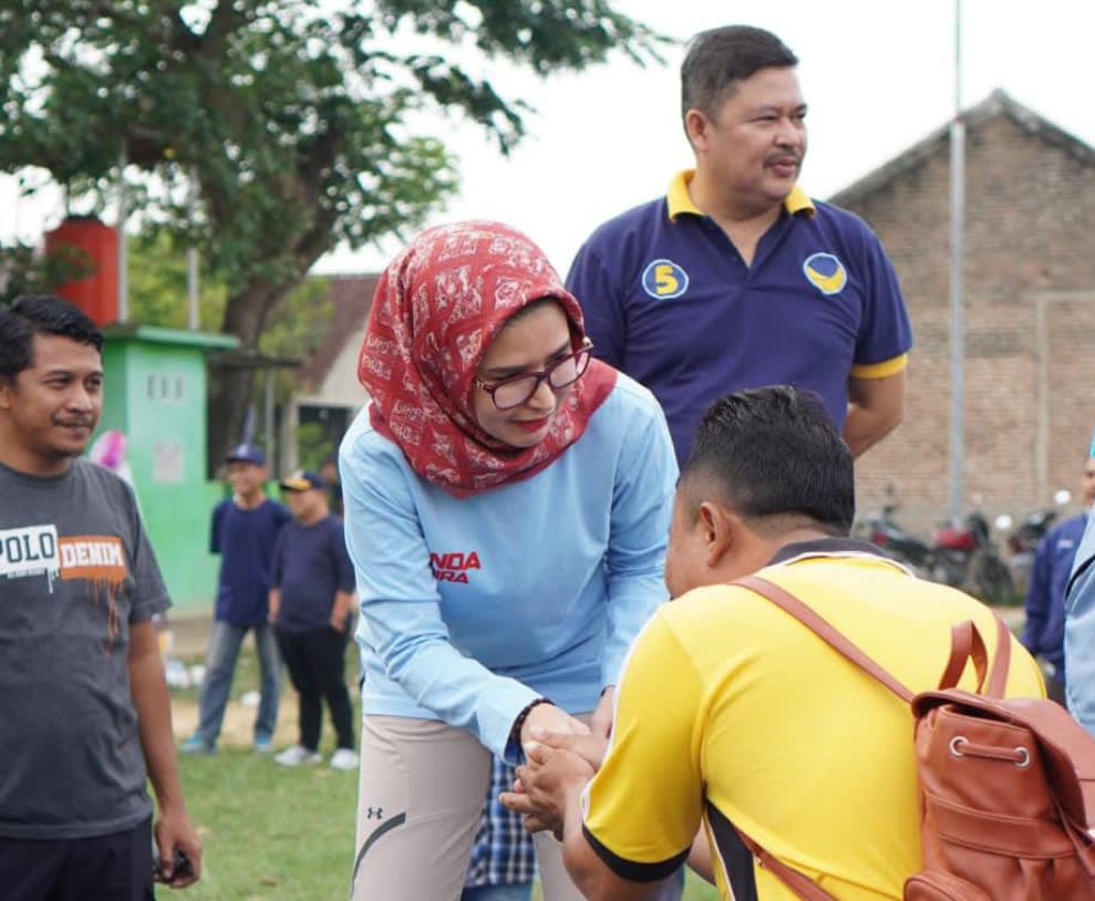 Hut Partai Nasdem Ke-13 Ajak Masyarakat Hidup Sehat Bersama Calon Bupati Nanda-Anton