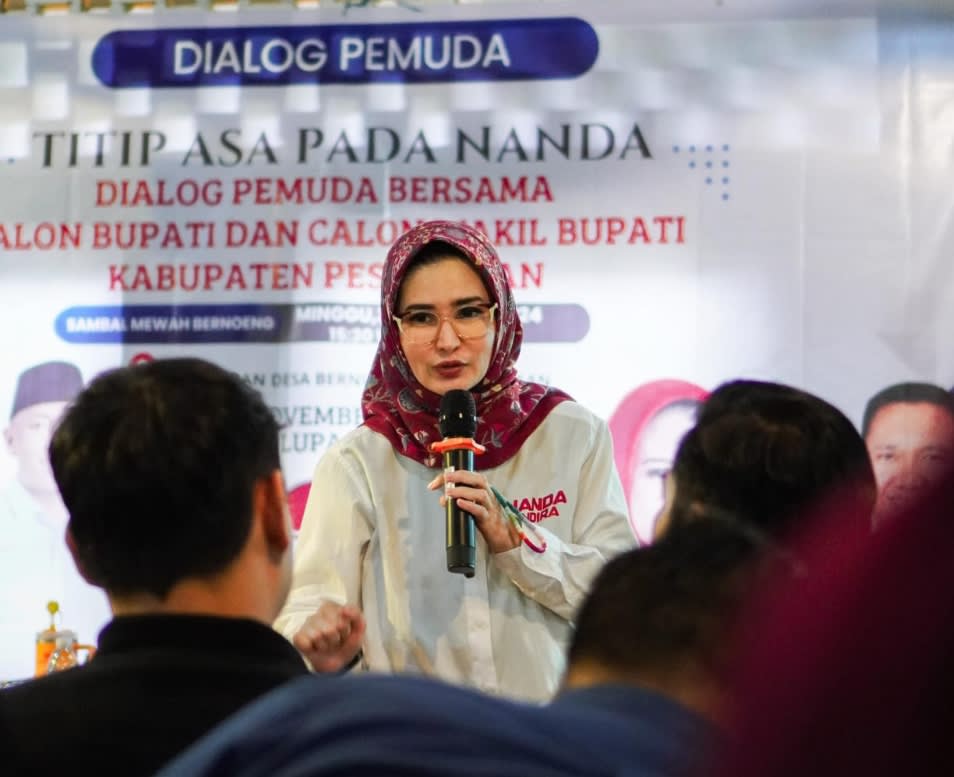 Lewat Dialog Bersama Para Pemuda Titipkan Harapan Pada Nanda-Anton