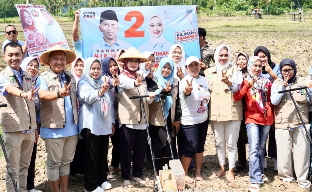 Relawan Sahabat Tanj Mirza-Jihan Dukung Nanda-Anton Di Pilkada Pesawaran