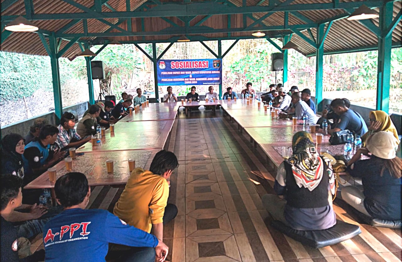 Giat Sosialisasi Pilkada Bupati dan Wakil Bupati Serta Gubernur dan Wakil Gubernur dilaksankan DPD APPI Subang bersama KPUD
