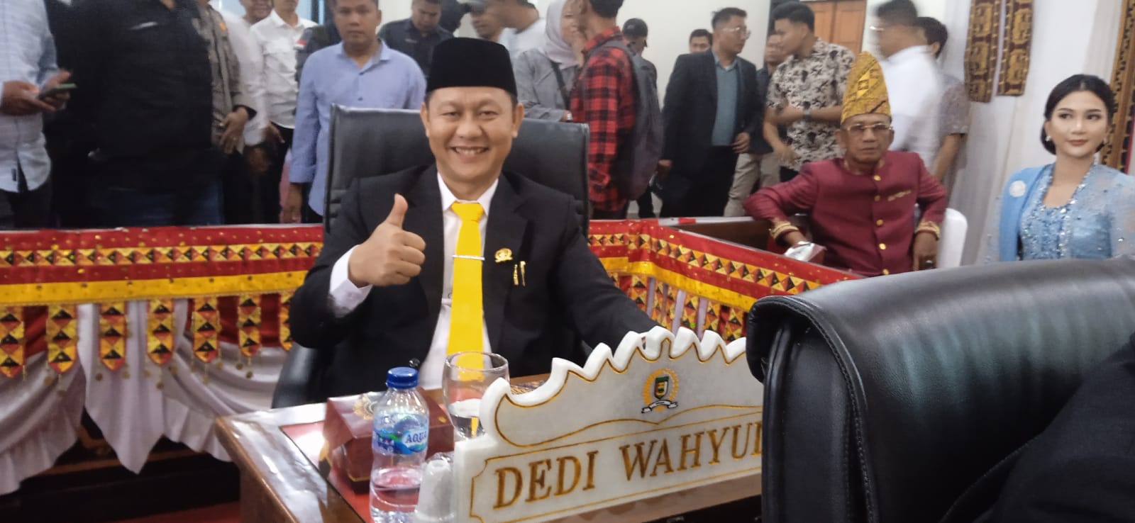Dedi Wahyudi Resmi Dilantik Sebagai DPRD Pesawaran Masa Jabat 2024-2029 Dari Masyarakat Untuk Masyarakat