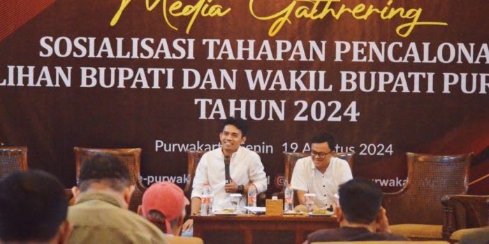 Media Gathering, KPU Purwakarta Undang 24 Organisasi Media