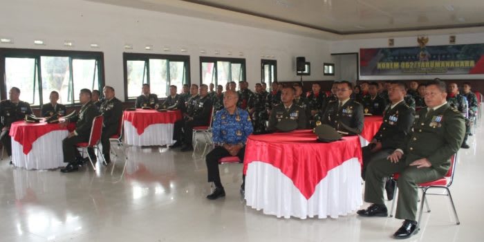PIMPIN UPACARA HUT KE 79 KEMERDEKAAN RI KASREM 062/TN “NUSANTARA BARU, INDONESIA MAJU