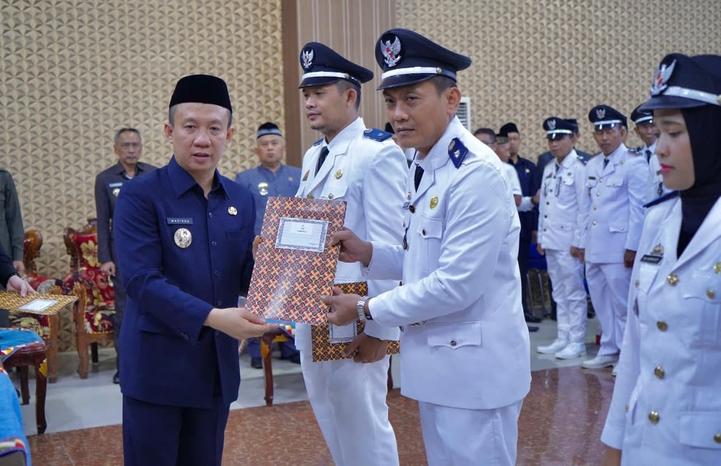 Pj Bupati Pringsewu Kukuhkan Kembali 112 Kapekon Se-Kabupaten Pringsewu