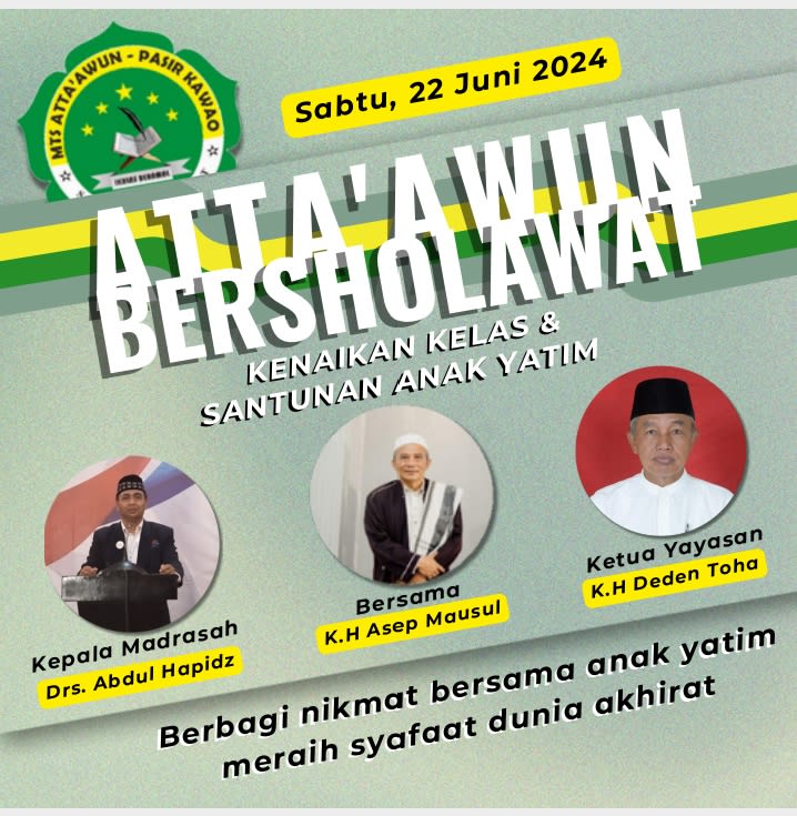 MTS ATTA'AWUN Sukaresmi Garut Gelar Pelepasan Siswa IX ,Kenaikan Kelas dan Wisuda Tahfidz